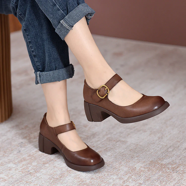 Mila® | Agnes Leder Mary Janes - Image 10