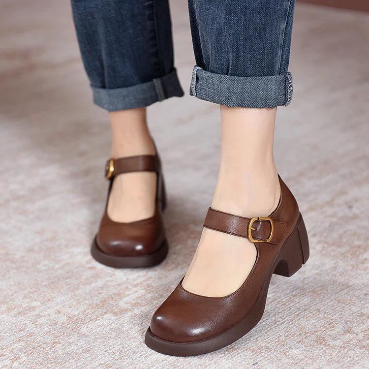 Mila® | Agnes Leder Mary Janes - Image 11