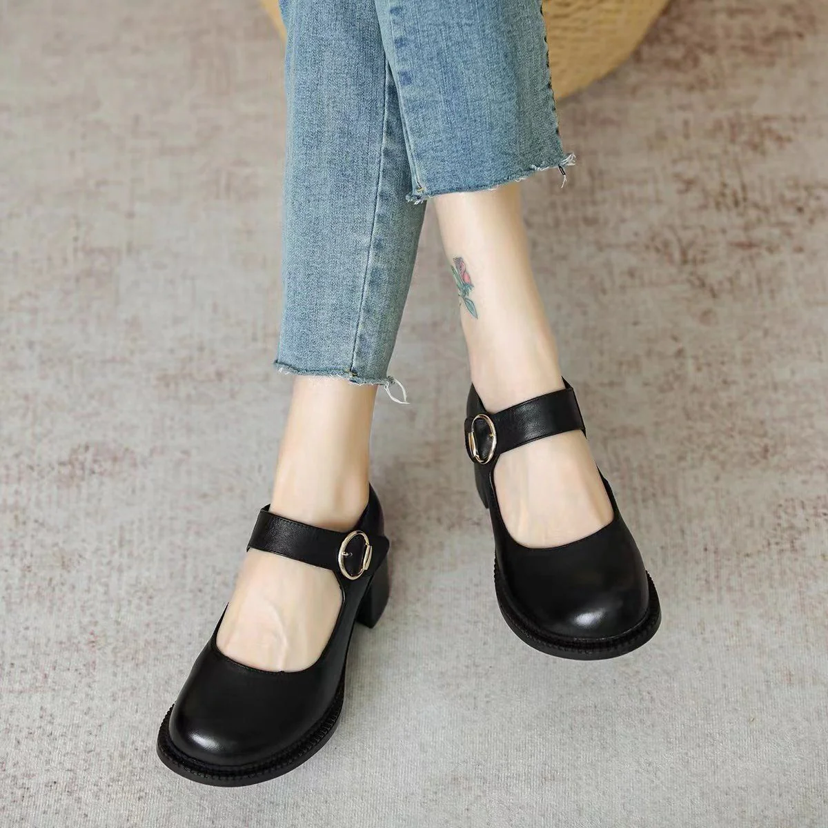 Mila® | Agnes Leder Mary Janes - Image 12