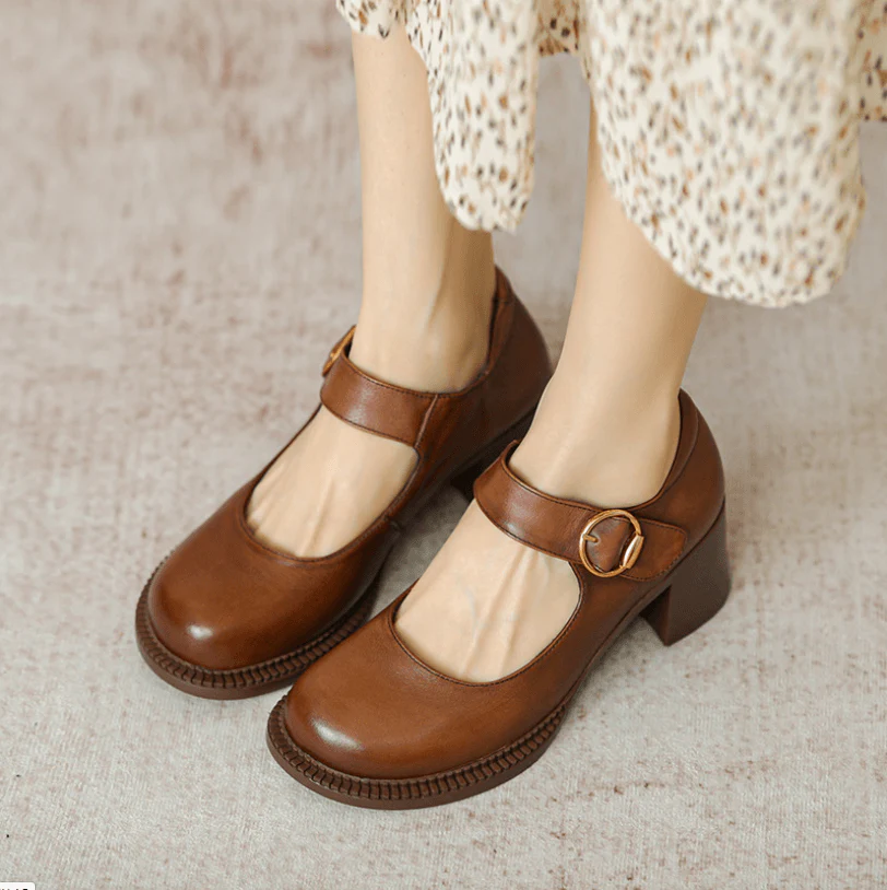 Mila® | Agnes Leder Mary Janes - Image 7