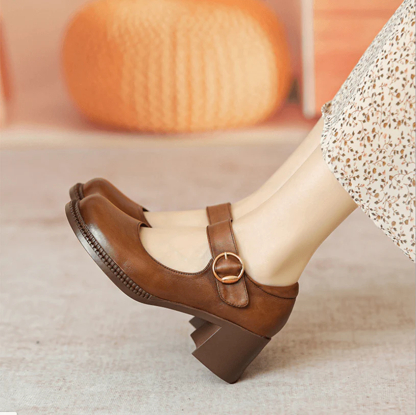 Mila® | Agnes Leder Mary Janes - Image 8