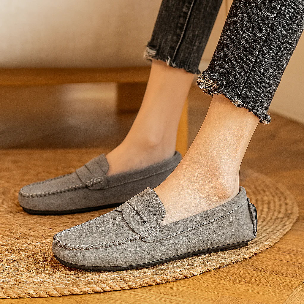 Milano Herren-Leder-Loafer – Klassische Slipper mit rutschfester Sohle - Image 2