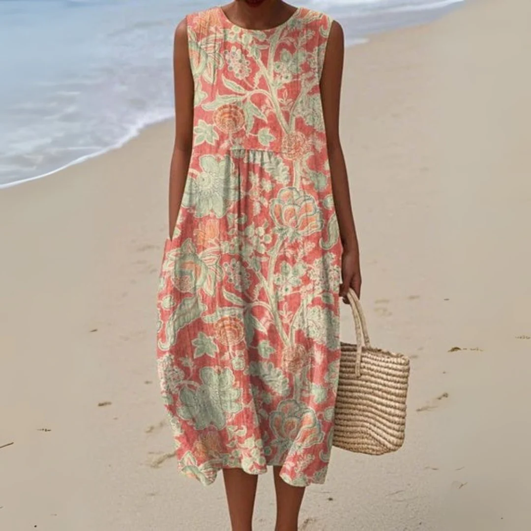 Millie | Retro Floral Dress - Image 3