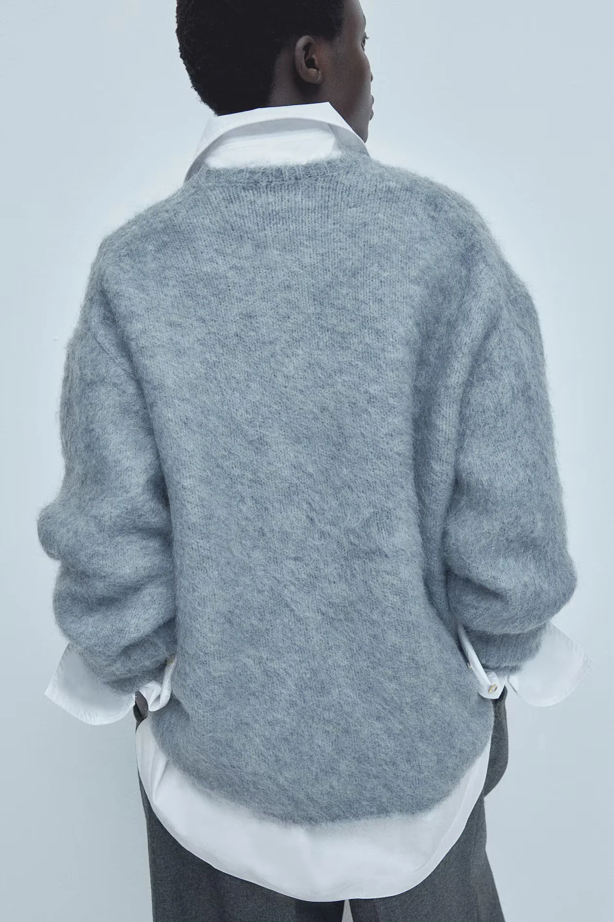 MINA MOHAIR RUND HALS - Image 3