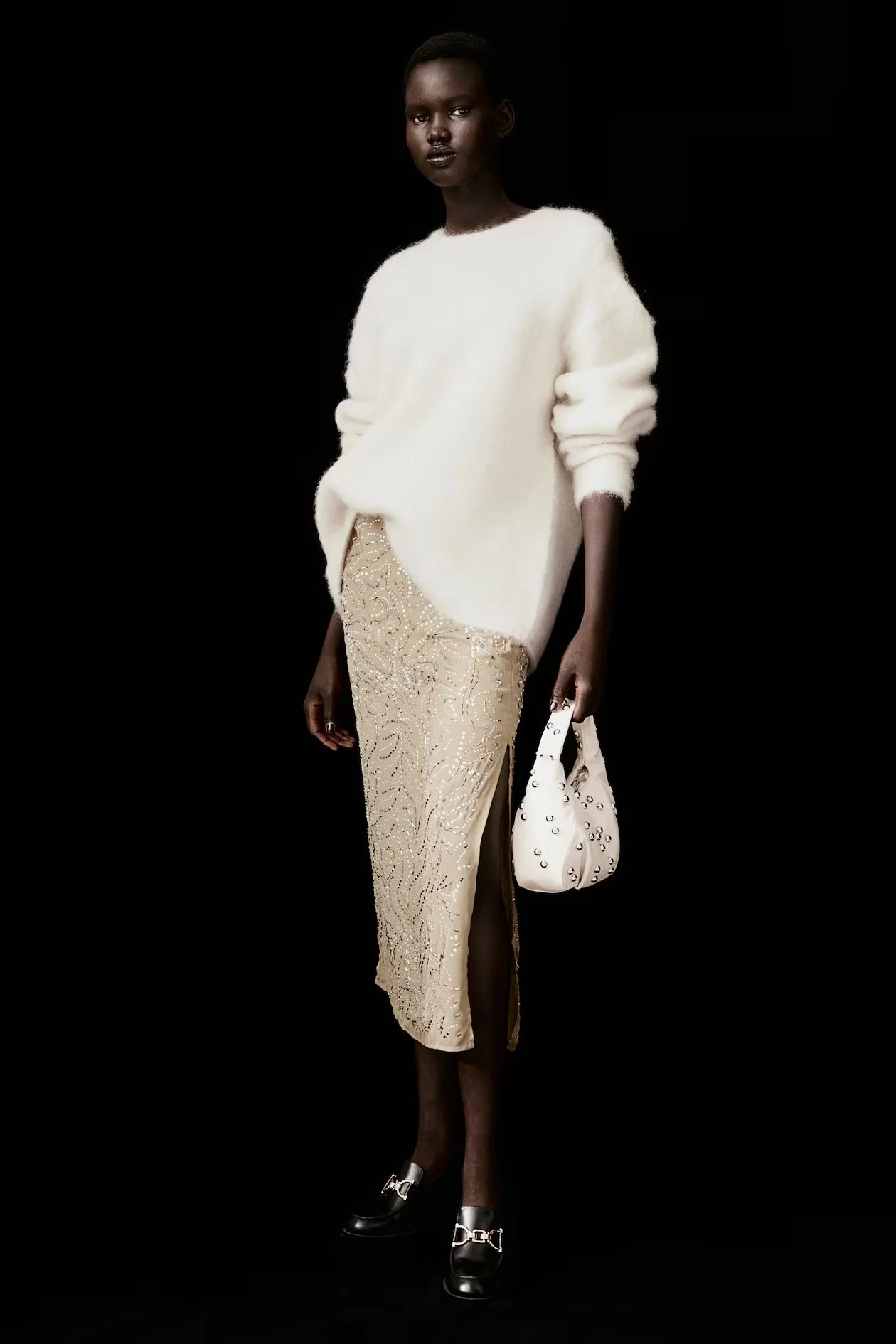 MINA MOHAIR RUND HALS - Image 6