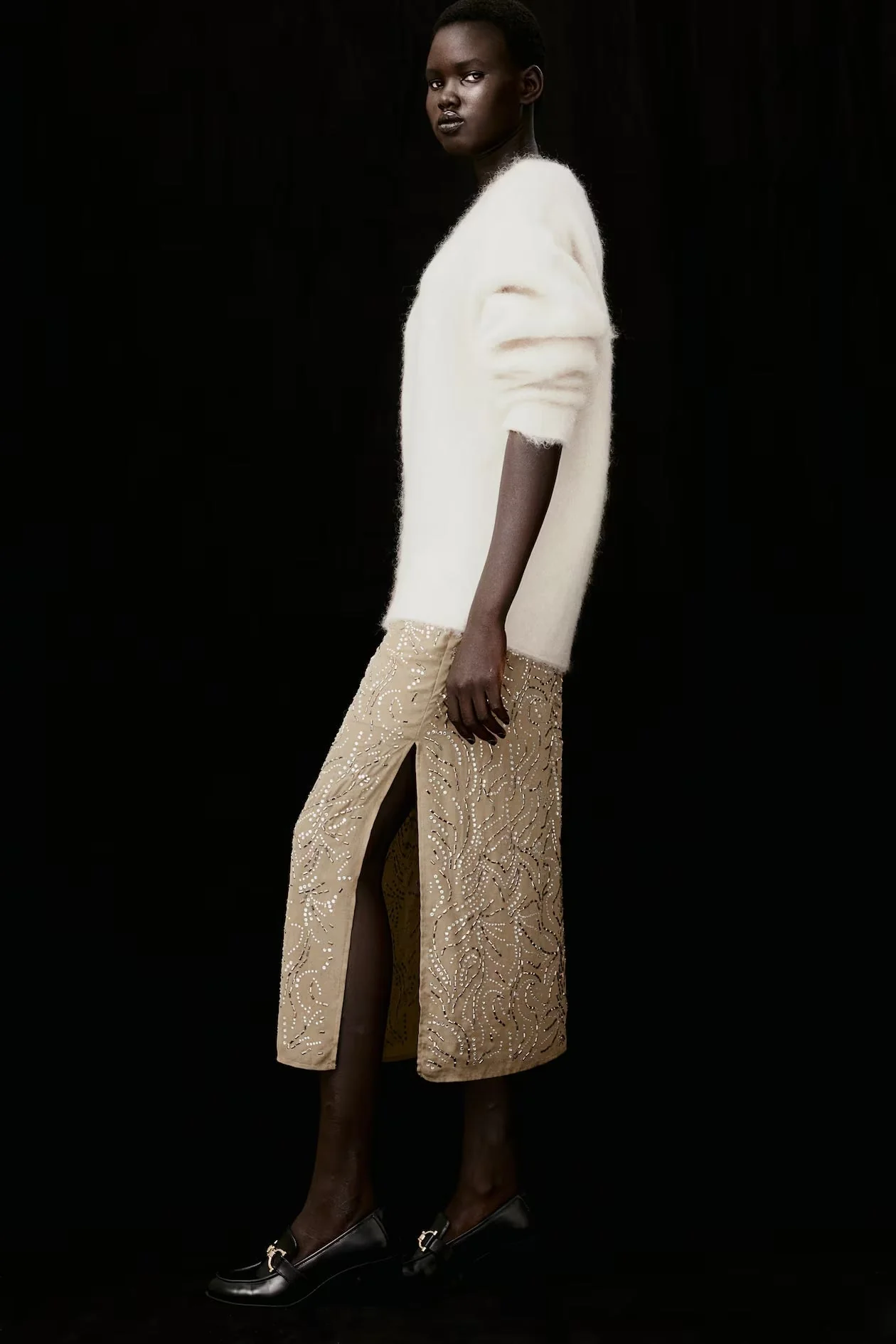 MINA MOHAIR RUND HALS - Image 7