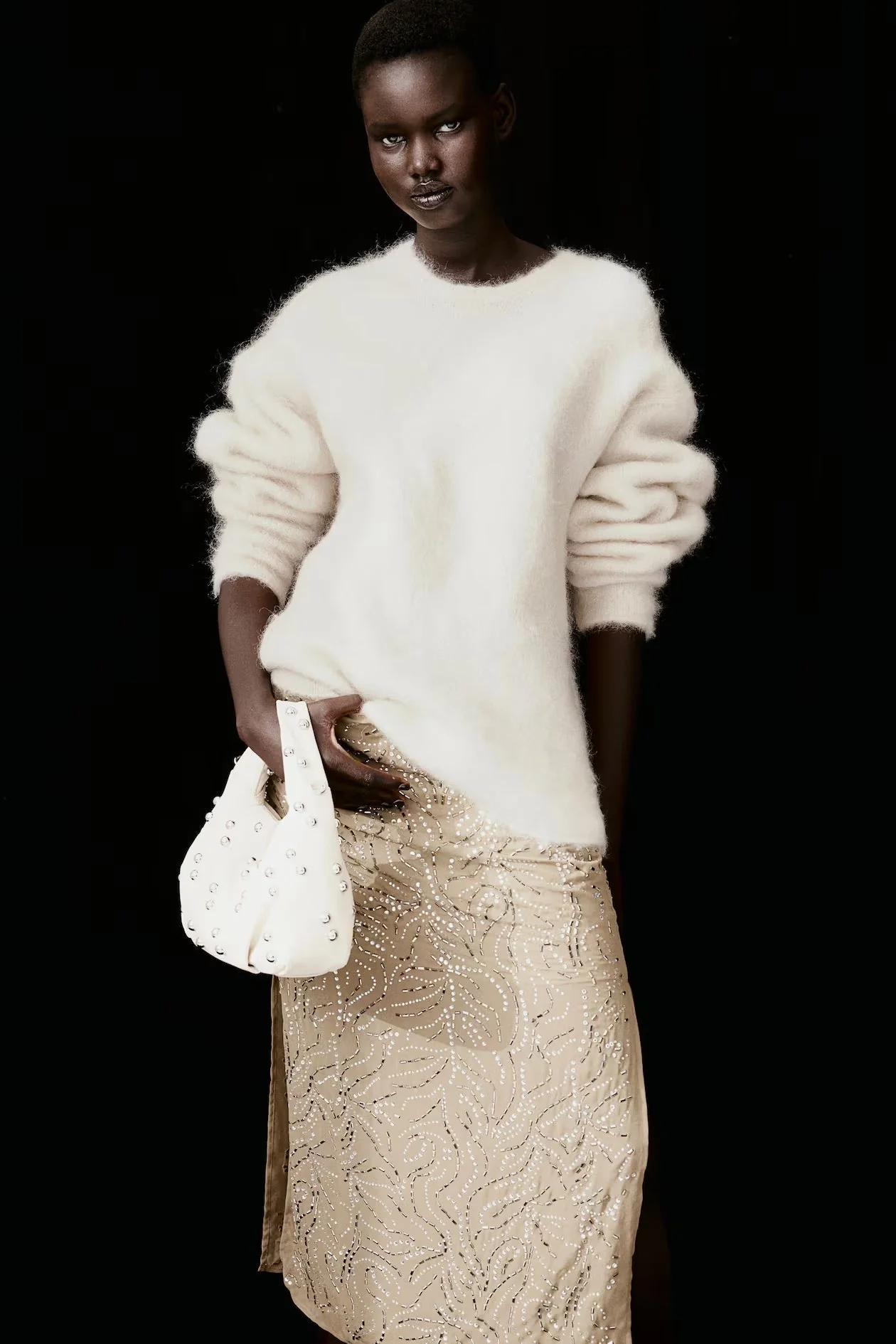 MINA MOHAIR RUND HALS - Image 8