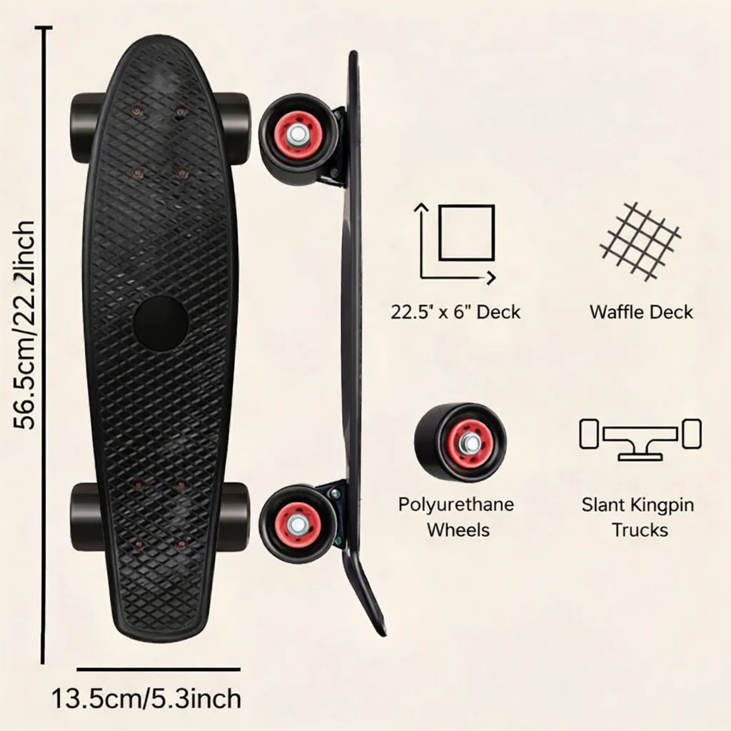 Mini Cruiser Skateboard – Kompakt, stylisch und für alle Fahrniveaus geeignet - Image 7