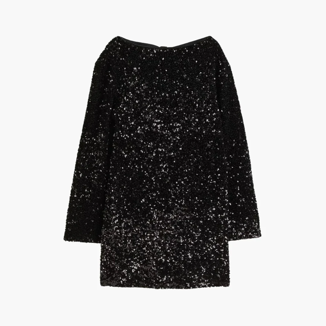 Mini-Kleid für Damen mit Pailletten-Details für besondere Anlässe - Image 9