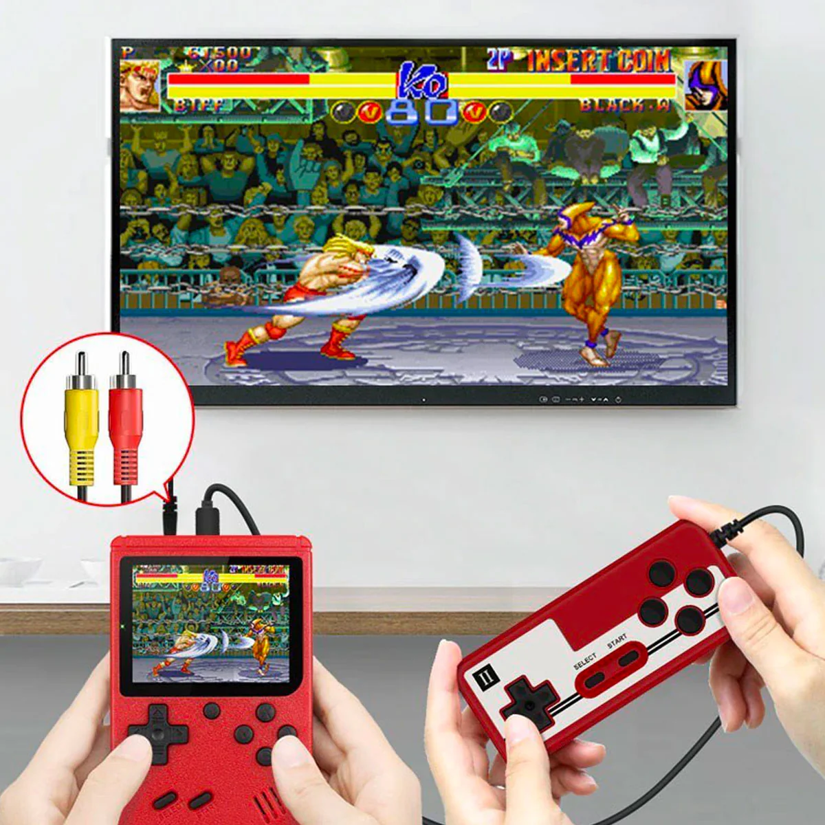 Mini-Retro-Spielkonsole – Tragbarer Handheld-Spielplayer mit 400 vorinstallierten Klassikern für unterwegs - Image 3