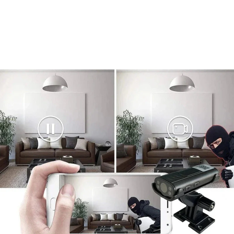 MiniGuard WiFi-Sicherheitskamera – Kompakte bewegungserkennende Überwachung - Image 4