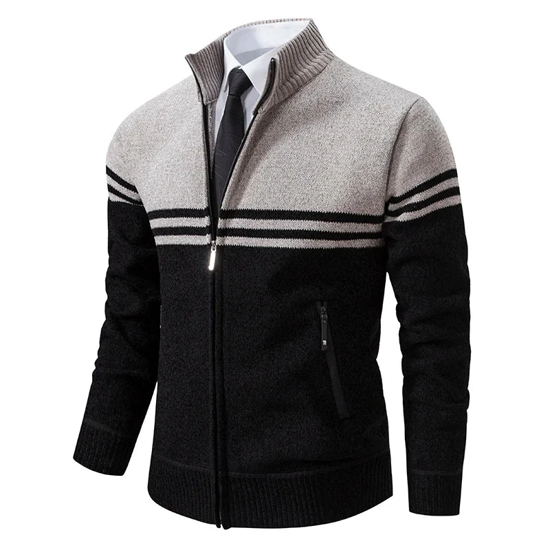 Minimalistisch Bequeme warme Strickjacke - Magnus - Image 5