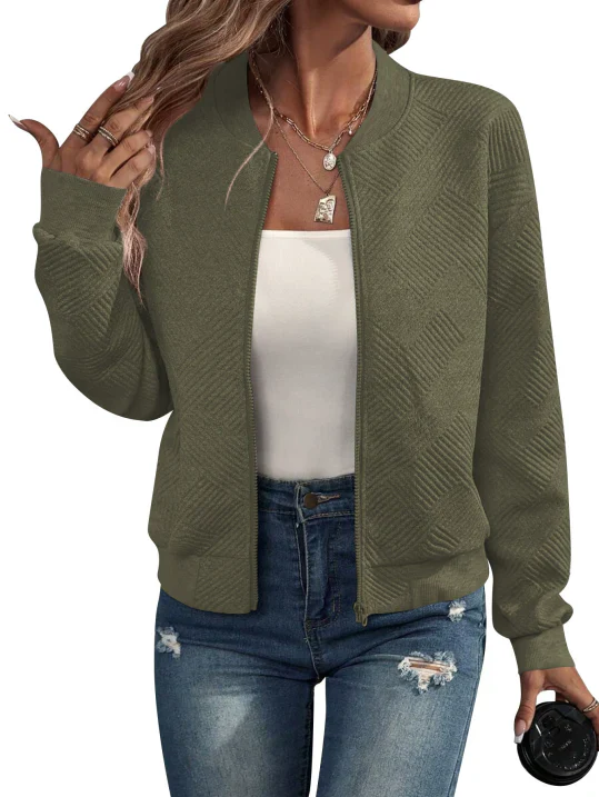 Minimalistische Übergangsjacke für Damen | Lässig - Image 3