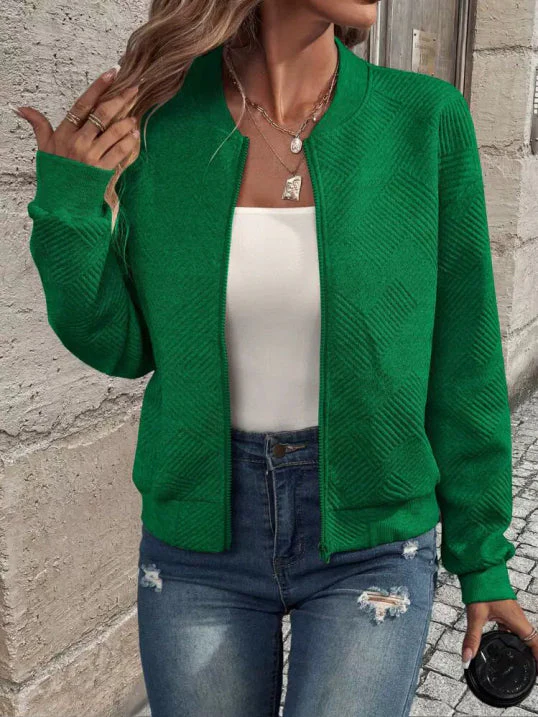Minimalistische Übergangsjacke für Damen | Lässig - Image 6