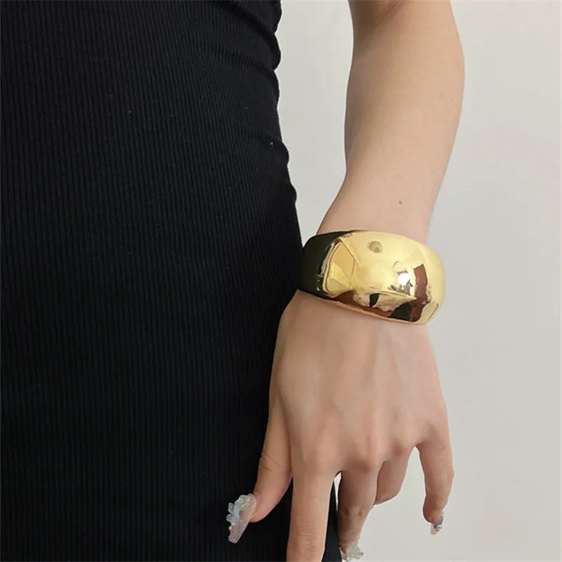 Minimalistisches Vintage Damen Armreif Offen Gebogen - Image 3