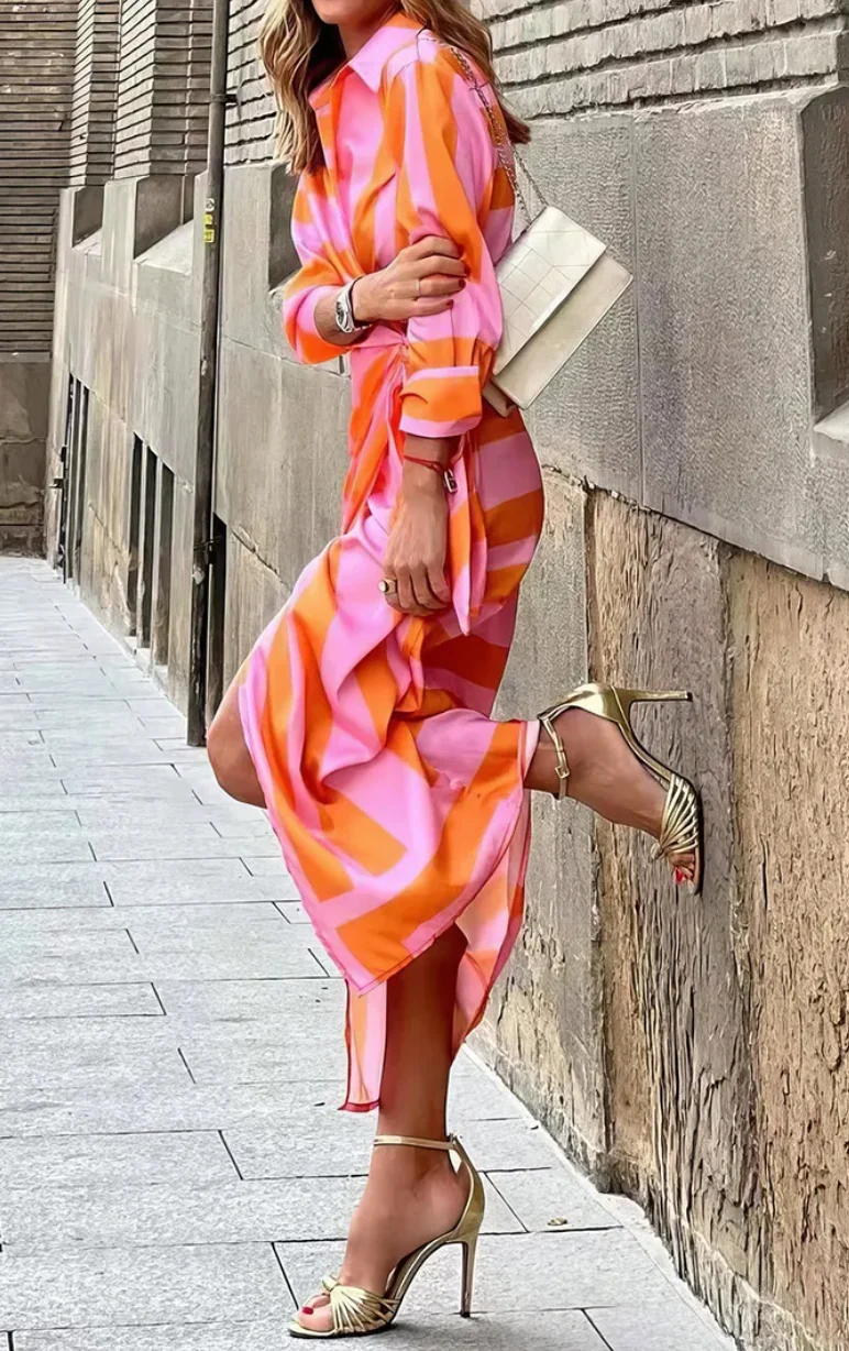 Miral | Elegantes Wickelkleid mit Muster - Image 7