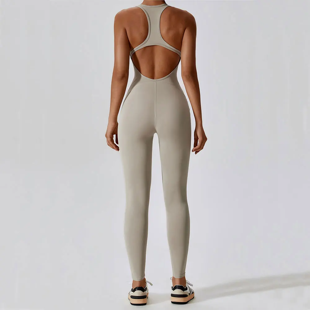 Miranda | Yoga Jumpsuit Mit Offenem Rücken - Image 2