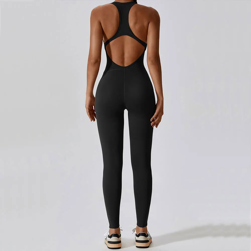 Miranda | Yoga Jumpsuit Mit Offenem Rücken - Image 3