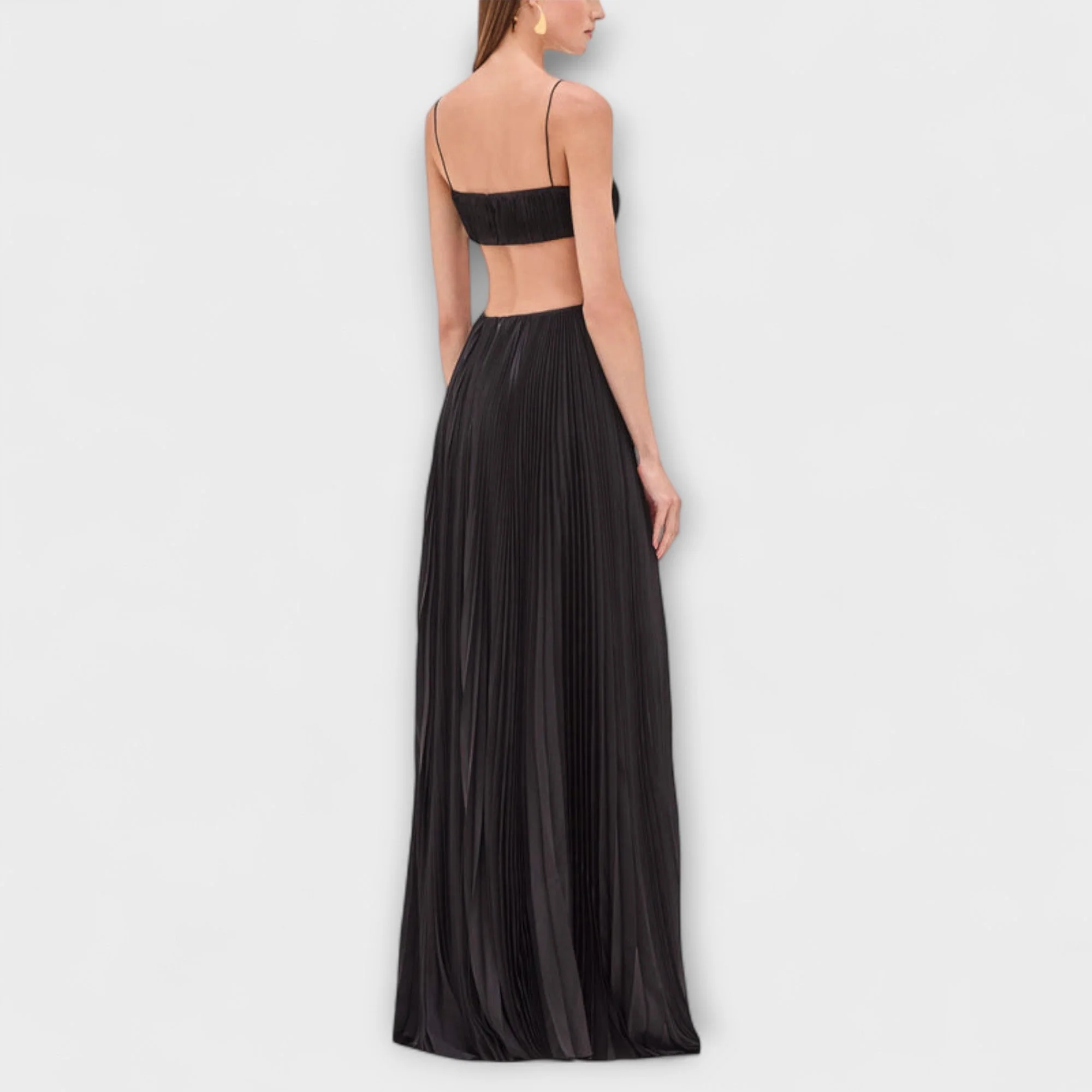 Mireille - Elegantes Maxikleid mit Plissee-Ausschnitt - Image 2