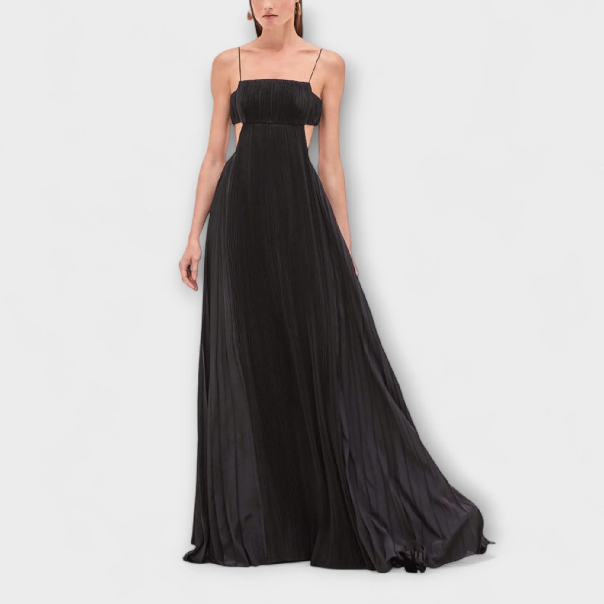 Mireille - Elegantes Maxikleid mit Plissee-Ausschnitt - Image 5