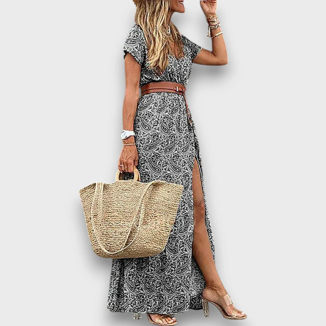 Mirelda – Maxikleid mit Paisley-Charme - Image 2