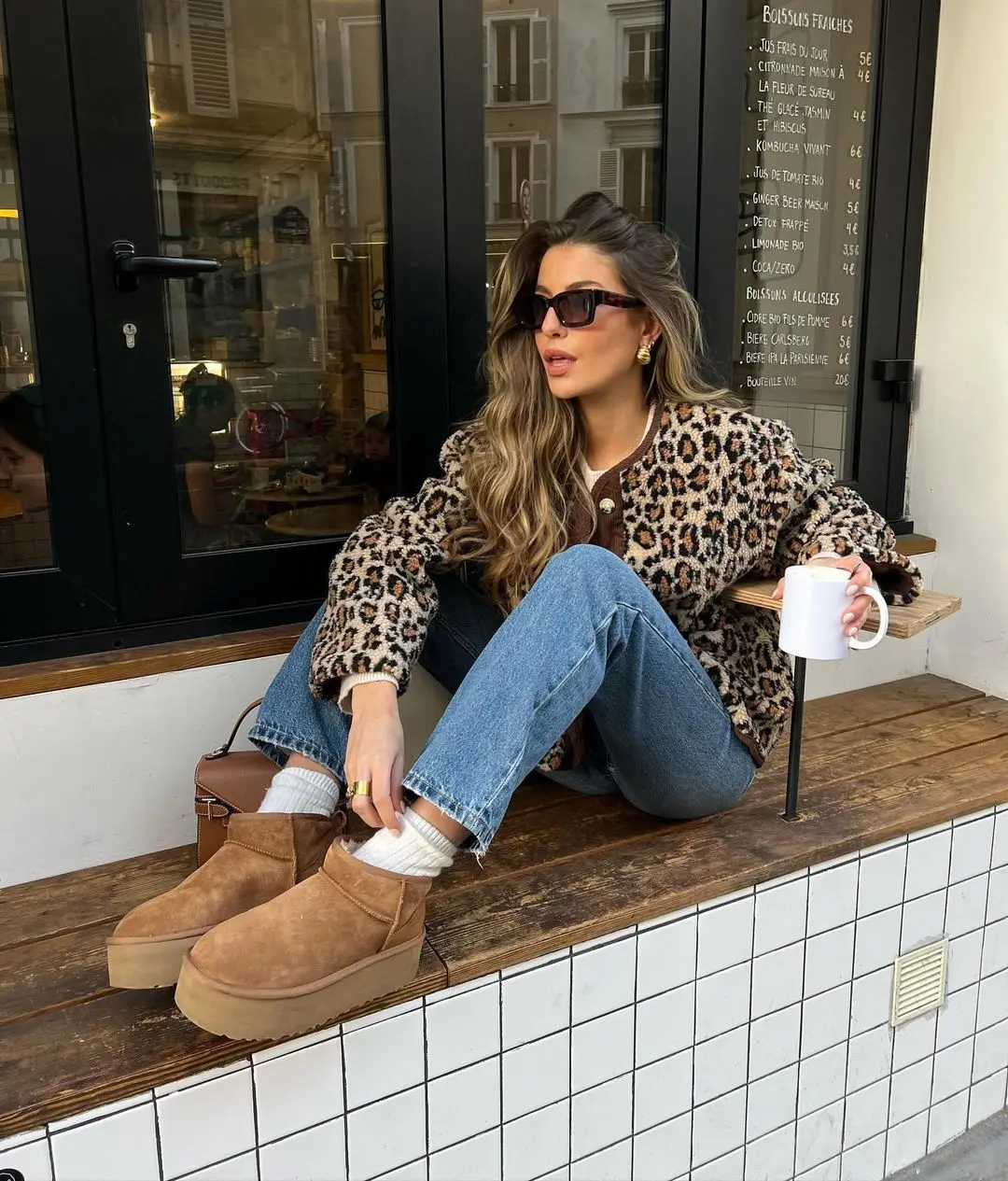 Miriam - Stilvolle Leoparden-Strickjacke - Image 3