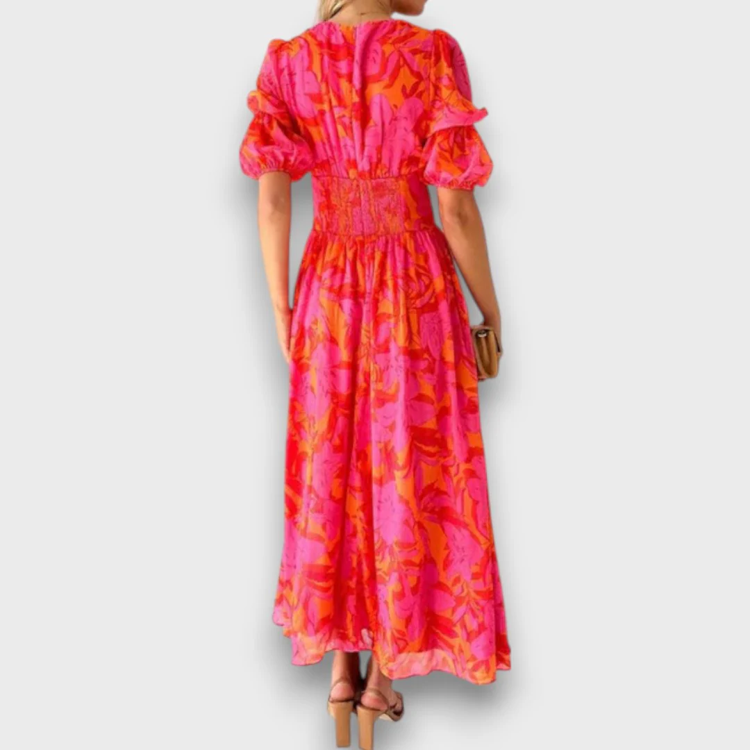 Mirisia – Fließendes Sommerkleid mit Print - Image 2
