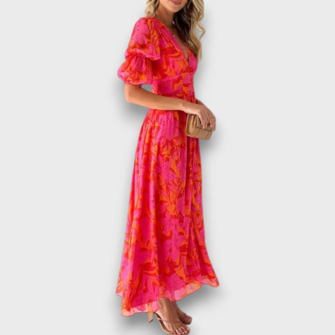 Mirisia – Fließendes Sommerkleid mit Print - Image 3