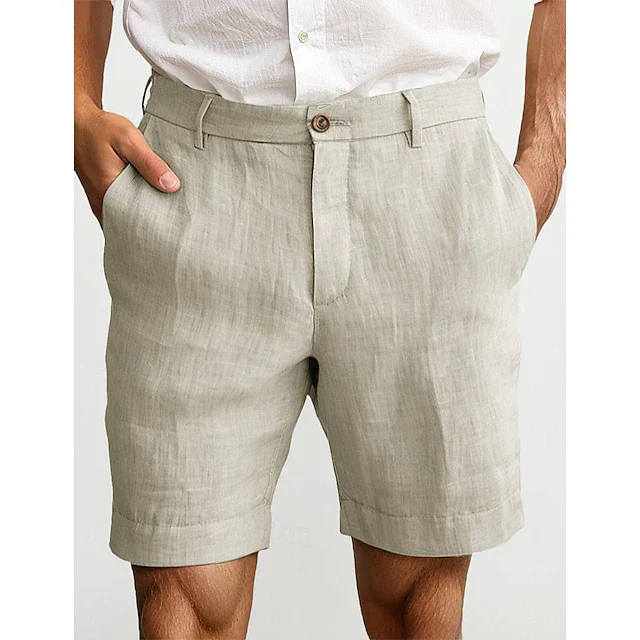 Mirko - Herren Leinen-Kurze Hosen - Image 3
