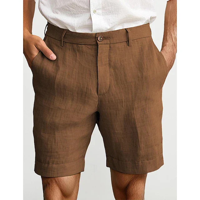 Mirko - Herren Leinen-Kurze Hosen - Image 5