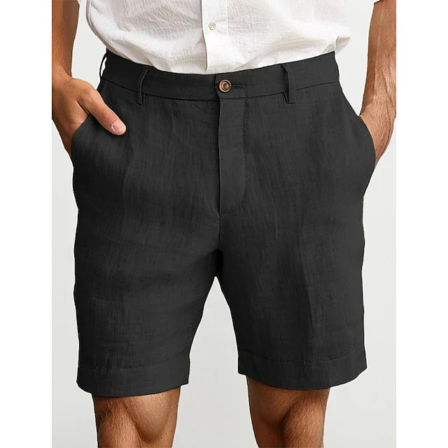 Mirko - Herren Leinen-Kurze Hosen - Image 6