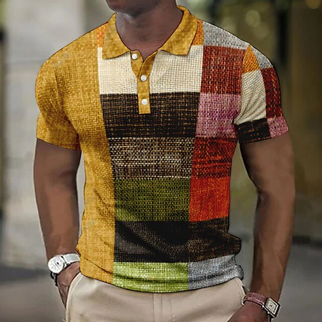 Modern gemustertes Sommerhemd für Männer - Eliaz - Image 6