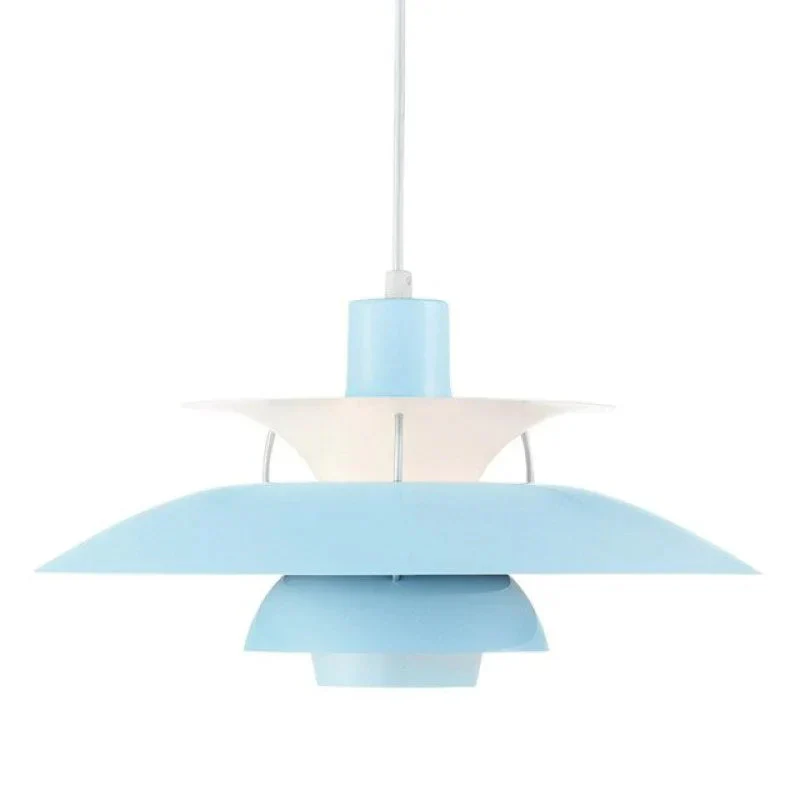 Moderne LED-Hängelampe in Farbenfrohem Metalldesign für Esstisch und Wohnbereiche – Energiesparend, E27 Fassung - Image 12