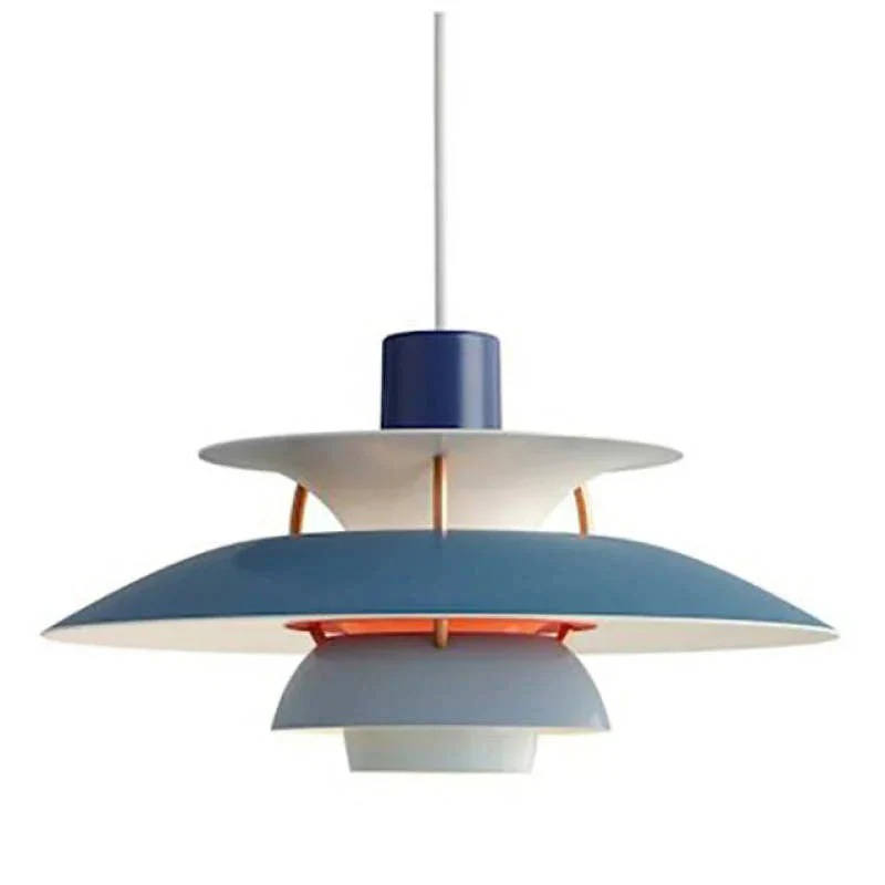 Moderne LED-Hängelampe in Farbenfrohem Metalldesign für Esstisch und Wohnbereiche – Energiesparend, E27 Fassung - Image 20