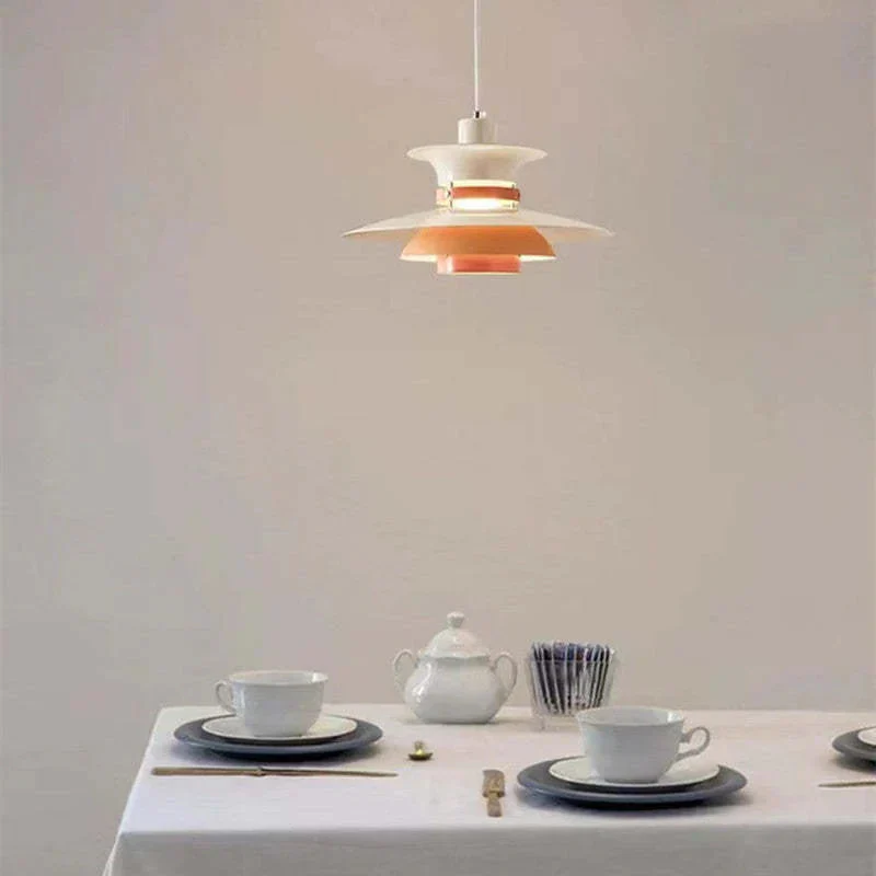 Moderne LED-Hängelampe in Farbenfrohem Metalldesign für Esstisch und Wohnbereiche – Energiesparend, E27 Fassung - Image 6