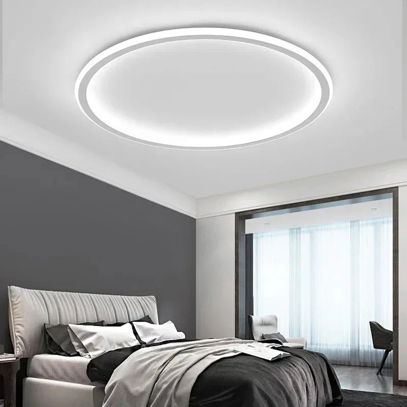 Moderne Runde LED-Deckenleuchte im Skandinavischen Stil für Wohnzimmer – Gleichmäßige Beleuchtung, 20-60 cm Durchmesser - Image 4