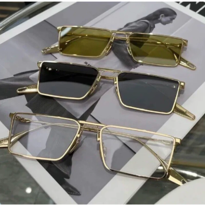 Moderne Stilvolle Geometrische Sonnenbrille für Herren | UV Schutz - Image 6