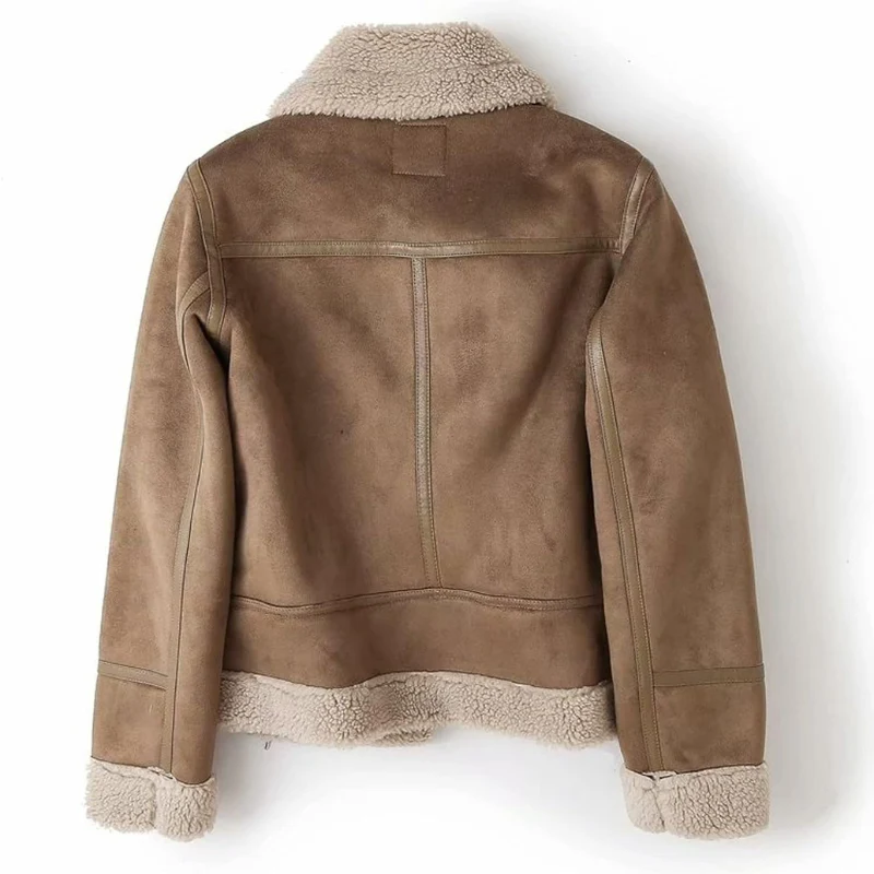 Moderne warme Bikerjacke für Damen | Winter - Image 2