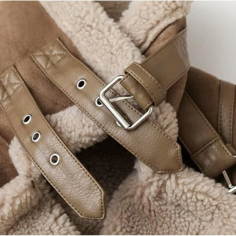 Moderne warme Bikerjacke für Damen | Winter - Image 3