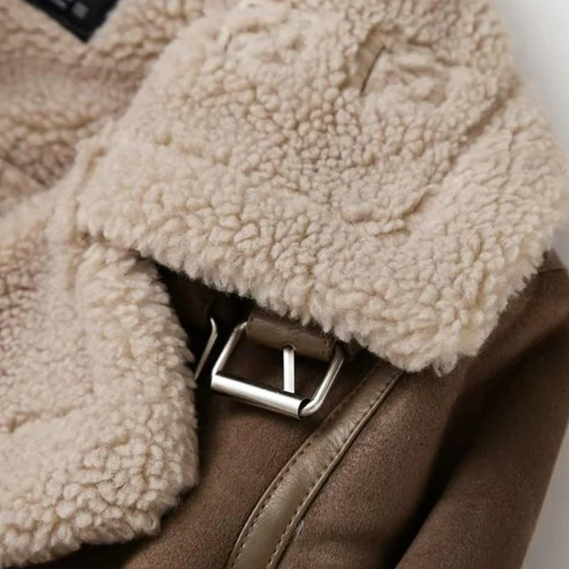 Moderne warme Bikerjacke für Damen | Winter - Image 4