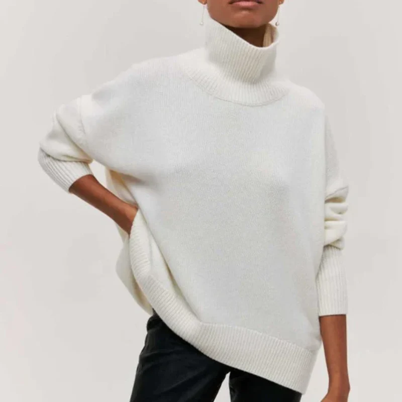 Moderner Pullover in Übergröß für Damen | Rollkragen - Image 5