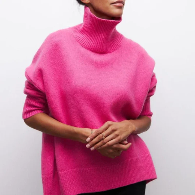 Moderner Pullover in Übergröß für Damen | Rollkragen - Image 6