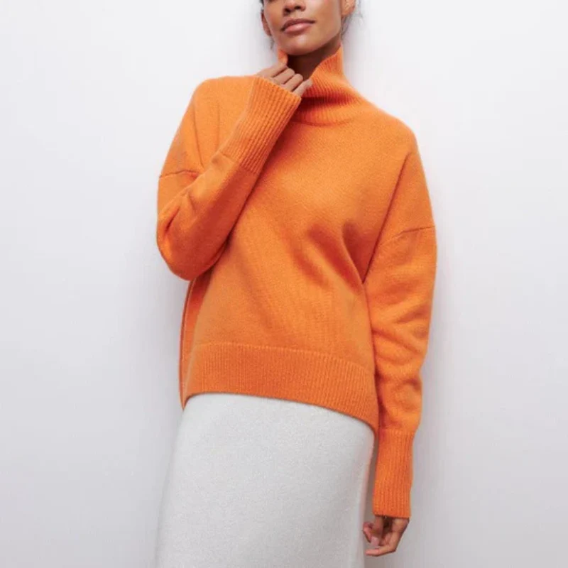 Moderner Pullover in Übergröß für Damen | Rollkragen - Image 8