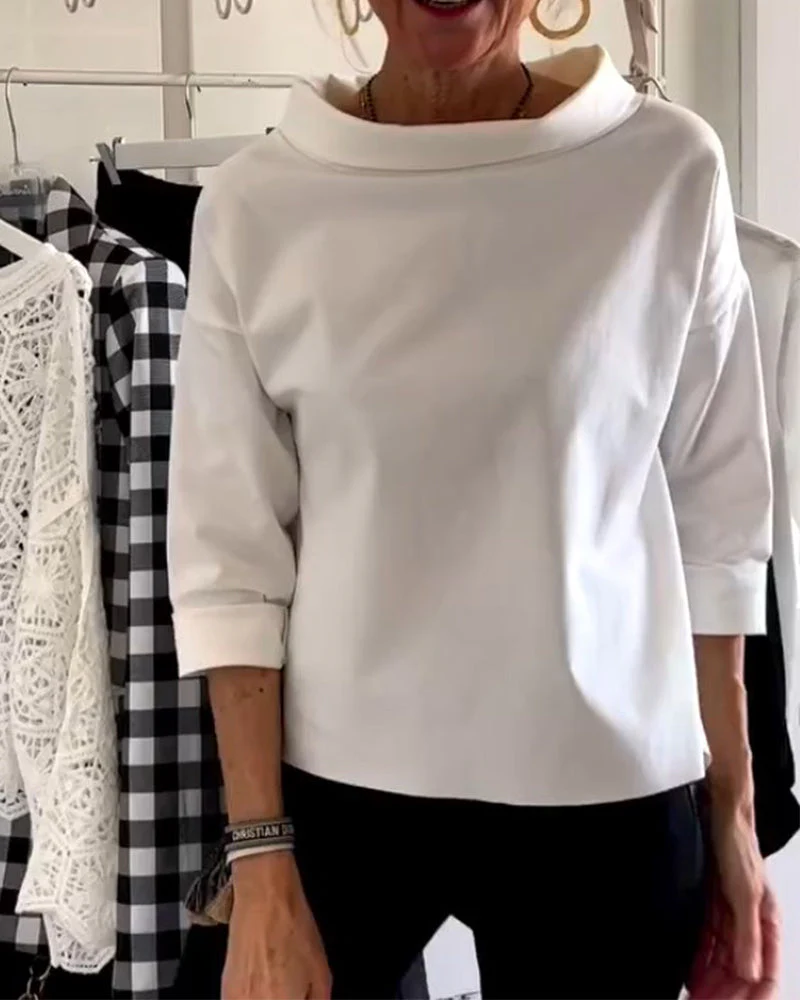 Modernes Oberteil für Damen | Kurzarm