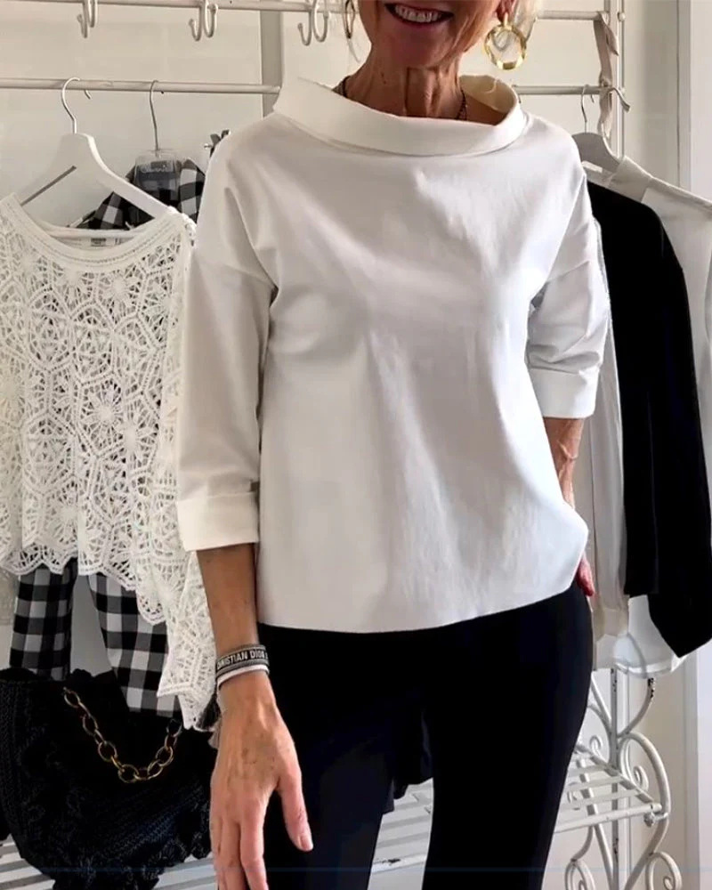 Modernes Oberteil für Damen | Kurzarm - Image 2