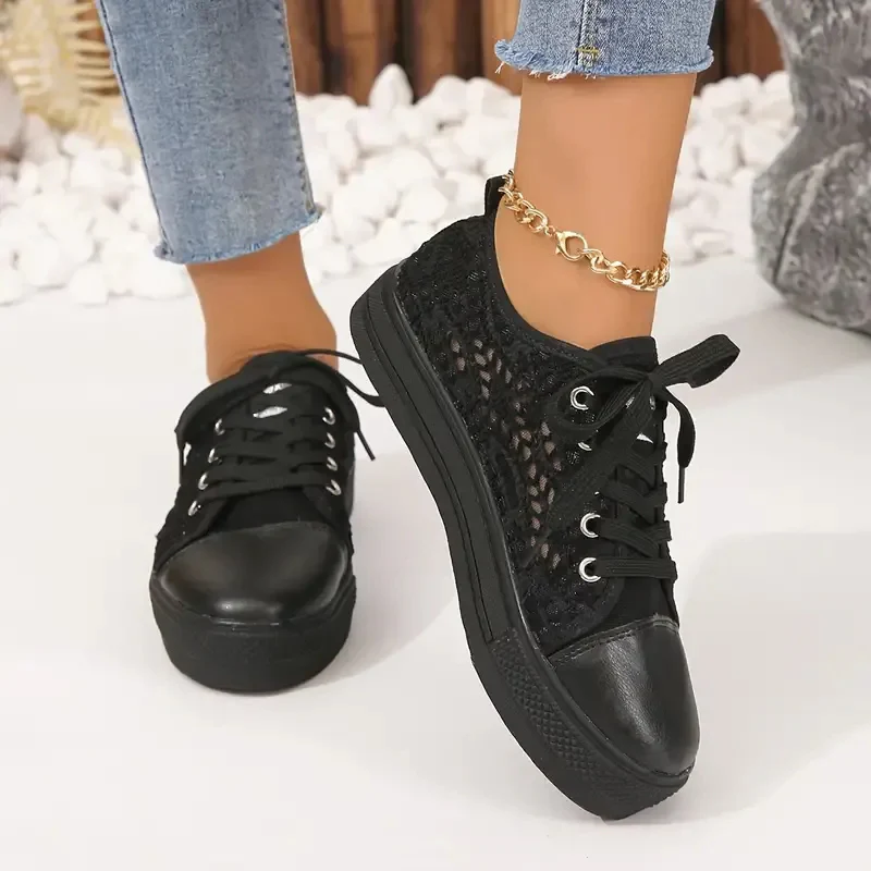 Modische bequeme Damen-Sneakers | Plateau - Image 4