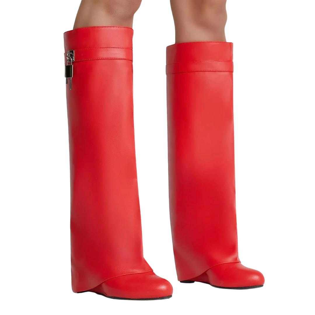 Modische Damenstiefel aus Leder - Alexia - Image 4