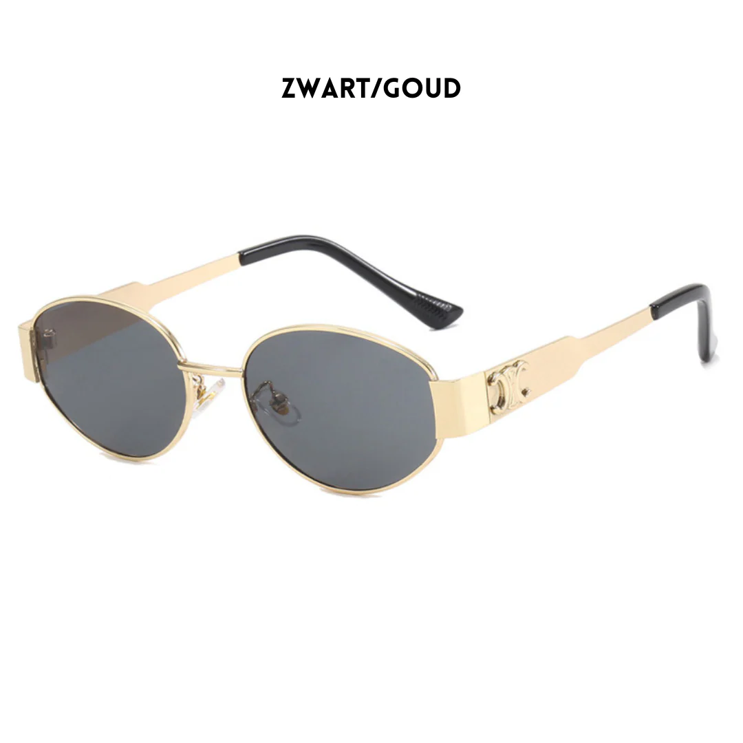 Modische goldene Sonnenbrille für Damen im Retro-Stil - Image 2