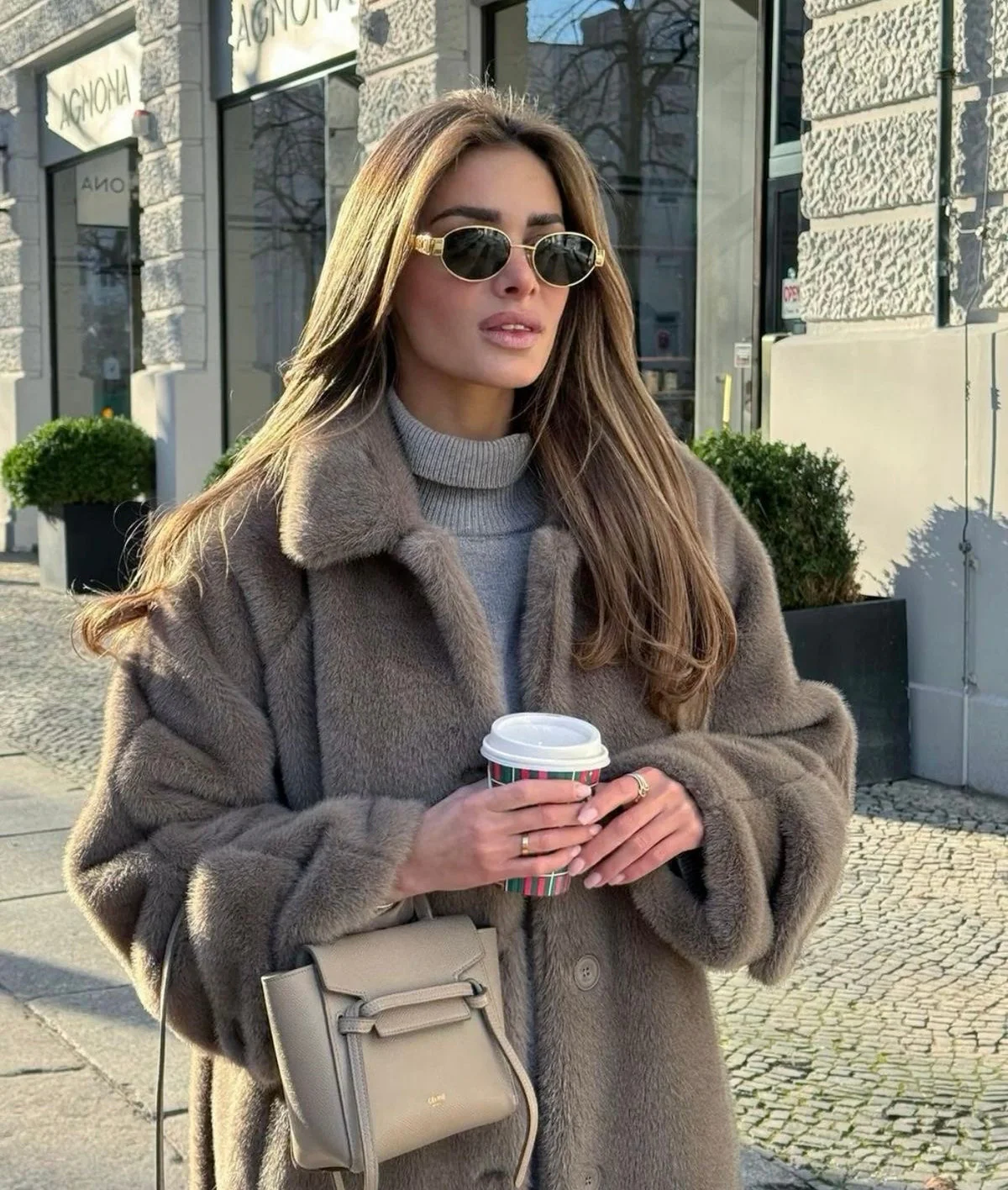 Modische goldene Sonnenbrille für Damen im Retro-Stil - Image 3
