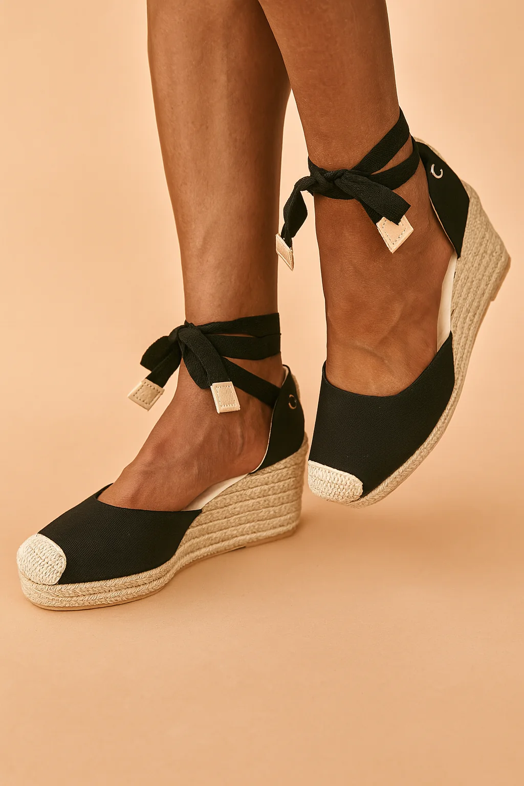 Modische Keilsandaletten mit Schnürung für Sommer - Elegante Sandalen für Damen, Bequeme Passform, Vielseitig Kombinierbar - Image 3